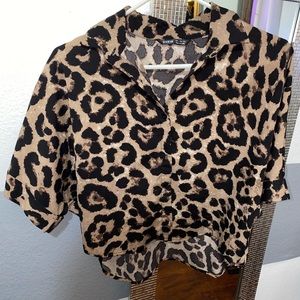 Leopard blouse